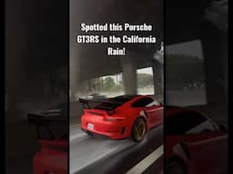 Would you drive a GT3RS in the rain? #shorts