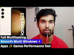 SAMSUNG Galaxy S23 ✨ Ai Beast Smooth Multi Windows Apps and Gaming ⚡ Performance Test