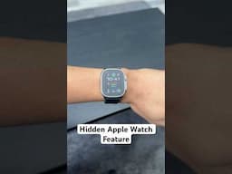 Here’s A Hidden Apple Watch Feature That You Need to Know! #applewatch #shorts #applewatchultra