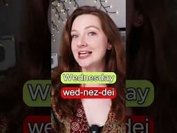 Wednesday, Comfortable Chocolate | English Pronunciation Lesson