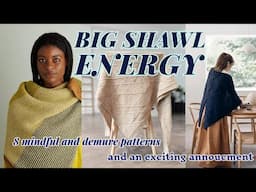 Big shawls for frosty mornings, dye lot fails and an exciting announcement!