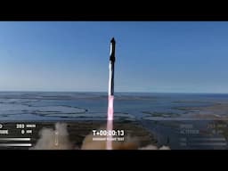 Replay! SpaceX Starship launches on 6th flight, booster splashes down in Gulf