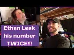 BTS Crew watches Ethan Leak Phone number TWICE  on LiveStream