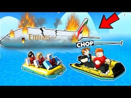 ROBLOX CHOP VS PLANE CRASH! CAN WE SURVIVE THIS INSANE ESCAPE?