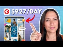 NEW Pinterest + AI Affiliate Marketing Tutorial ($927/day)