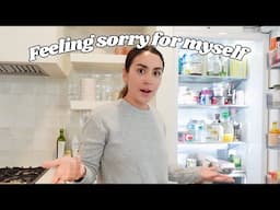 FEELING SORRY FOR MYSELF, GROCERY HAUL & COOK WITH ME | VLOGMAS