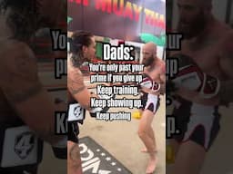 Dads, never stop training Muay Thai 💪 #muaythailife