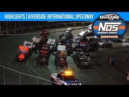 World of Outlaws NOS Energy Drink Sprint Cars | Riverside Speedway | October 25, 2024 | HIGHLIGHTS