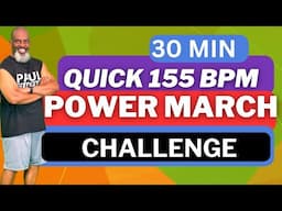 Quick Fast Power Walk March Aerobics | To A Leaner You!