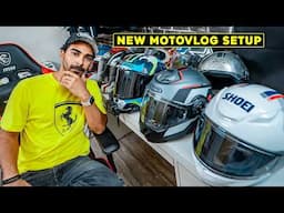 New Bike Pe New Helmet Motovlogging Ke Liye Ready 😍