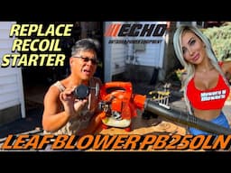 NEIGHBORS ECHO PB250LN GAS 2 STROKE HANDHELD LEAF BLOWER RECOIL STARTER REPLACEMENT EASY REPAIR FIX