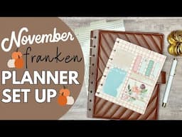 NOVEMBER PLANNER SETUP | THE HAPPY PLANNER - PLANNER MOVE IN - FRANKENPLANNER FRANKEN PLANNER SET UP