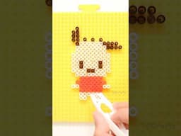 Pochacco the dog #shorts  #pochacco #perlerbead #pixelart  #asmr