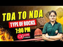 Type of Rocks - Definition, Difference & Diagram | Important Topic of GK | TDA to NDA Crash Course