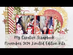 Holly Jolly! My Creative Scrapbook November Limited Edition Kits