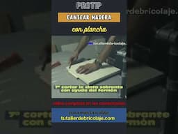 Increíble - Cantear madera como profesional 💪