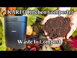 Turn KITCHEN WASTE into Compost with Karfo! #karfo #kitchencompost