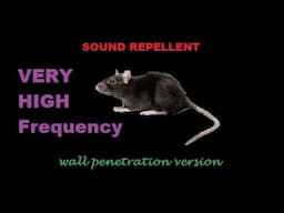 ( WALL PENETRATION VERSION) Repellent sound for Mouse and Rodents Very high frequencies mix