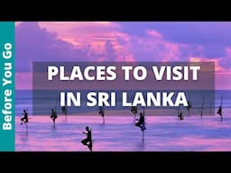 Sri Lanka Travel: 11 BEST Places To Visit In Sri Lanka (& Top Things to Do)