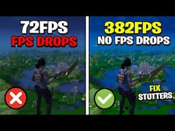 5 METHODS to Fix FPS Drops & Stutters in Fortnite Chapter 2 Remix