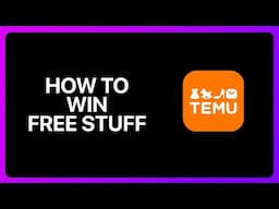 How To Win Free Stuff On Temu Tutorial