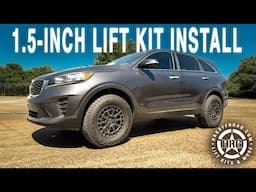 How to lift the 16-20 Kia Sorento 1.5 inches with the HRG Offroad kit!