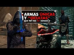 SKYRIM | 5 ARMAS ÚNICAS Y "OCULTAS" QUE TAL VEZ NO CONOCÍAS