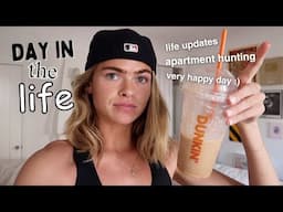 happy girl vlog! DAY IN THE LIFE | finding my dream apartment, pumpkin spice latte, life update💓