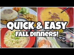 SIMPLE AND COZY FALL DINNERS • Two Easy Recipes • BEAN AND BACON SOUP & Buffalo Chicken Sloppy Joes