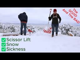 WHY Is It Snowing In ARIZONA! 🥶 DIY HOME Build Off Grid