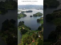 Breathtaking Aerial View of Lake Bunyonyi - Uganda 🇺🇬✨