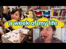 WEEKLY VLOG - running my online shop, language exchange, board game sesh