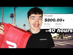 40 HOUR DOORDASH WEEK in 2024 (How Much Did We Make?)