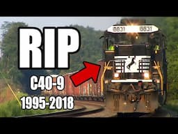 Remembering Retired Locomotives: General Electric  Dash 9-40C - The C40-9 "Top Hats"