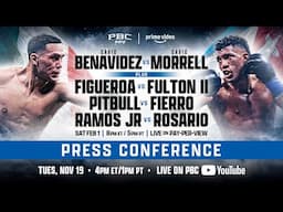 Benavidez vs. Morrell KICKOFF PRESS CONFERENCE | #BenavidezMorrell