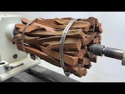 Craft Woodturning Products - Recycling From Driftwood Pieces To Stunning Design With Lathe