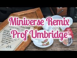 Dark Days Ode To Prof Umbridge DIY Harry Potter Miniatures With Miniverse Remix