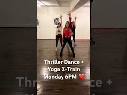 Thriller + Yoga X-Train 10/28 @6PM Https://flexiblewarrior.as.me #thriller #dancemore #stressless