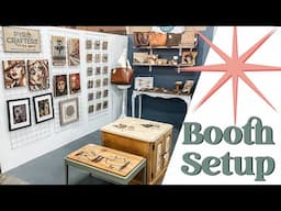 Watch Me Setup My Wood Burning Art Booth  |  Pyrography Art Booth Setup - Vlog 16