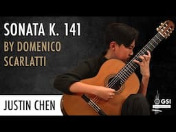 Domenico Scarlatti's "Sonata K. 141" performed by Justin Chen on a 2024 Vladimir Druzhinin guitar