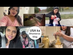 Dhanteras Vlog- USA me First Diwali ki Taiyari | Preeti pranav