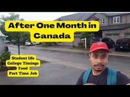 After One Month in Canada | Student Life in Canada | College Timings | Part-time Job | Canada Tamil