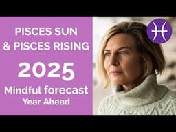 PISCES 2025 SUN & RISING ASTROLOGY YEARLY FORECAST