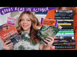 Assigning each Book a Halloween Candy 🎃 October reading wrap-up