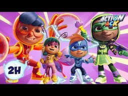 2 Hours of Heroic Fun! 🌟 Best Action Moments from Action Pack | Adventure Cartoon for Kids