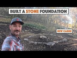 #754 - Bumpside Diesel First Start In 10 Years! Built A Stone Foundation For New Cabin!