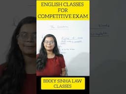 English for Competitive Exam #shorts #education #englishgrammar