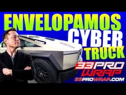 Envelopamos um Tesla Cyber Truck! acompanhe até o final! deixe seu comentario