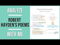 Analyze "Those Winter Sundays" With Me | Robert Hayden