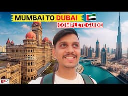 Mumbai To Dubai 🇦🇪 | मुंबई से दुबई का वीजा कैसे मिला | E-Visa | Hotel | Money Exchange | Sim Card